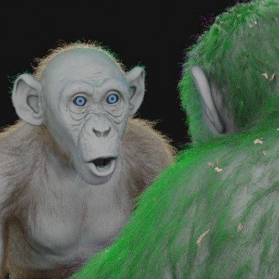 Rendering Bad Ape (Steve Zahn)