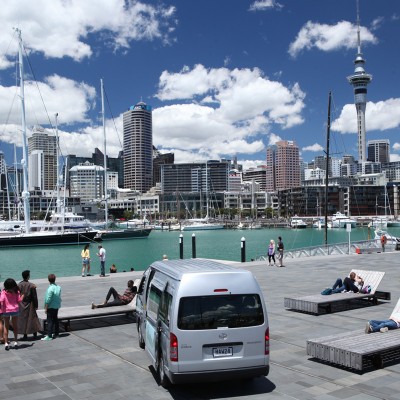 Auckland's skyline overwhelms the Rangers in World Famous (in New Zealand)