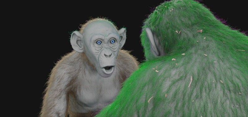 Rendering Bad Ape (Steve Zahn)